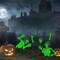 5 Pack Glow in The Dark Halloween Skeleton Yard Signs,Luminous Halloween Graveyard